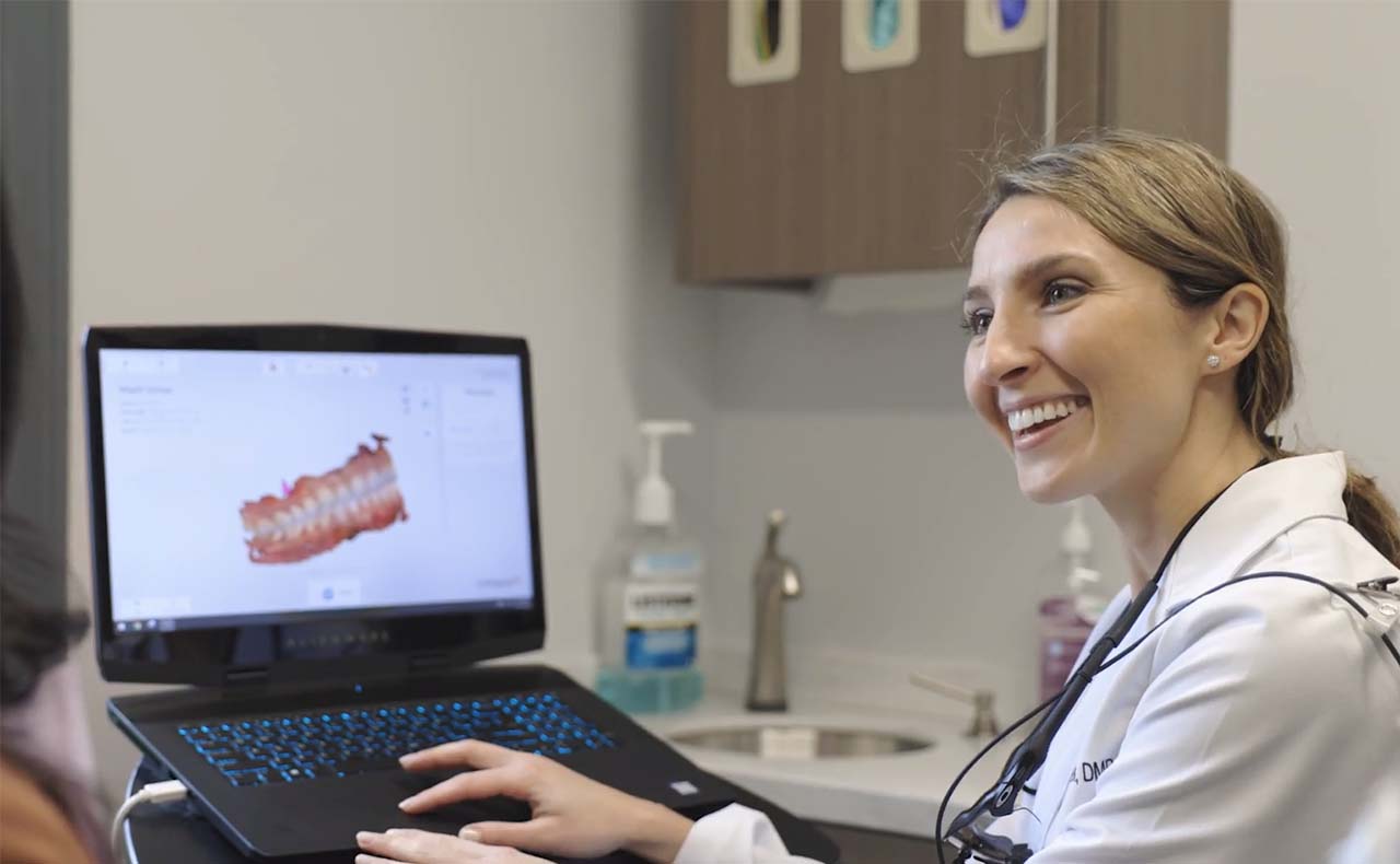 Beverly Massachusetts dentist smiling at a patient