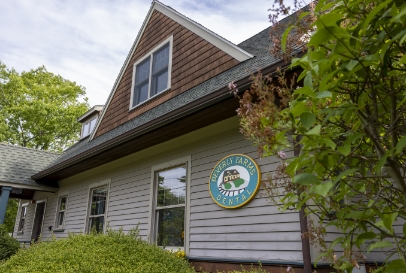 Closer view of dental office